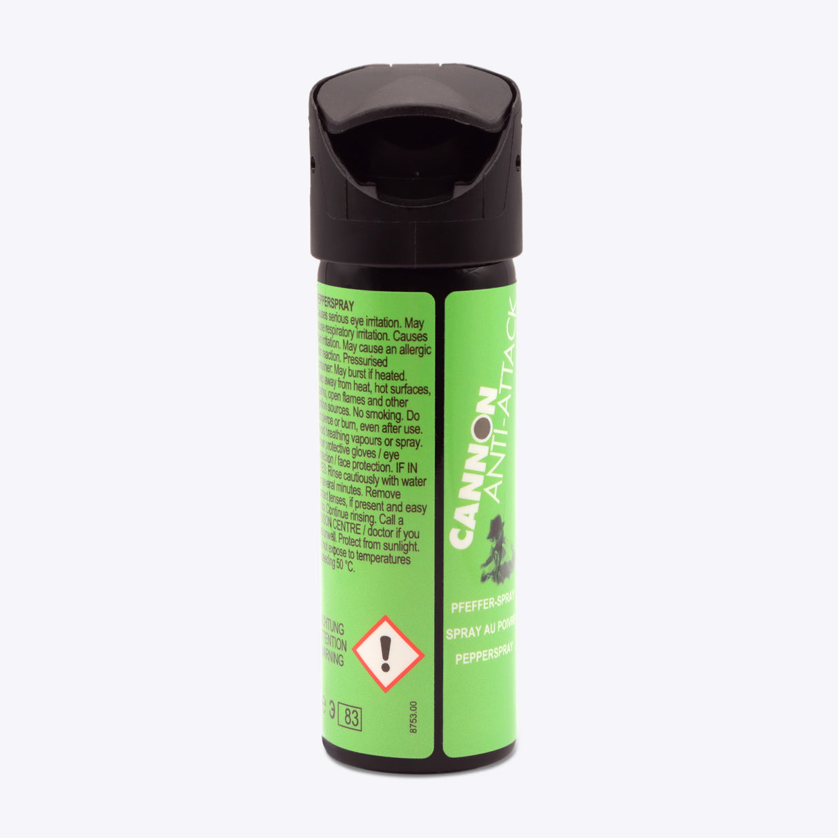 IDC Cannon Anti-Attack PAVA 47 ml Quick-Top – Spray au poivre à jet