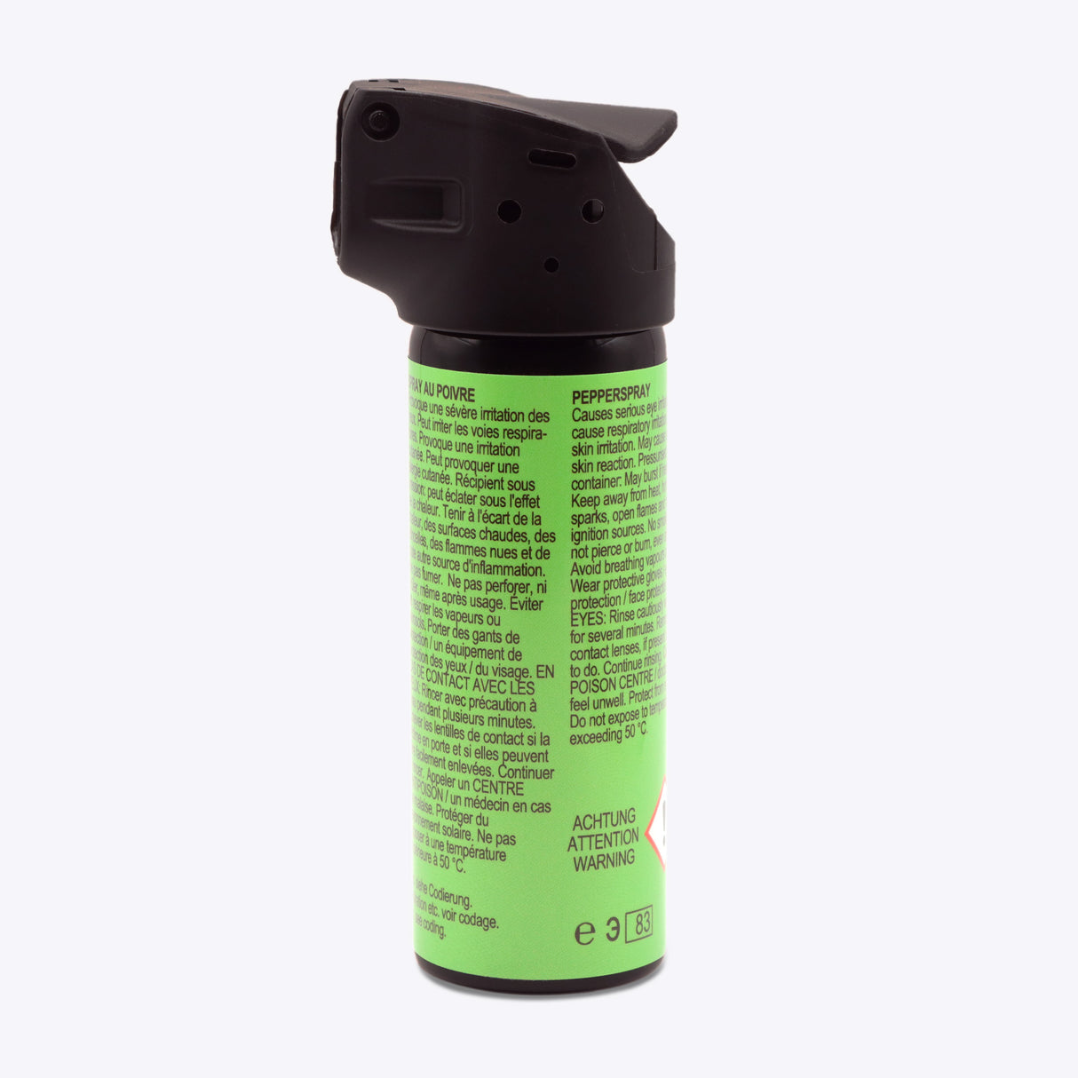 IDC Cannon Anti-Attack PAVA 47 ml Quick-Top – Spray au poivre à jet