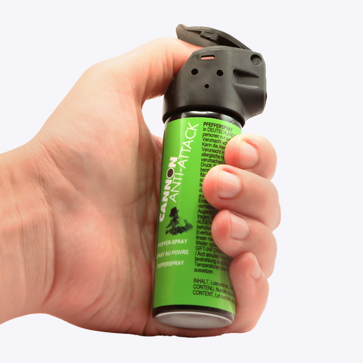 IDC Cannon Anti-Attack PAVA 47 ml Quick-Top – Spray au poivre à jet