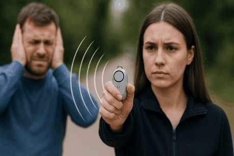 Schrillalarm: die perfekte Ergänzung zum Pfefferspray