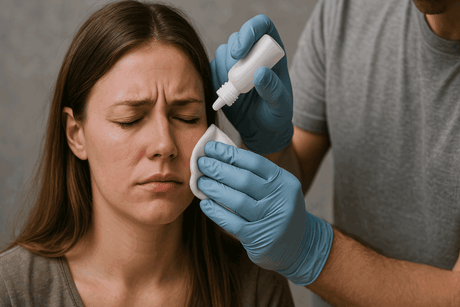 Pfefferspray Behandlung: Erste Hilfe Schritt für Schritt