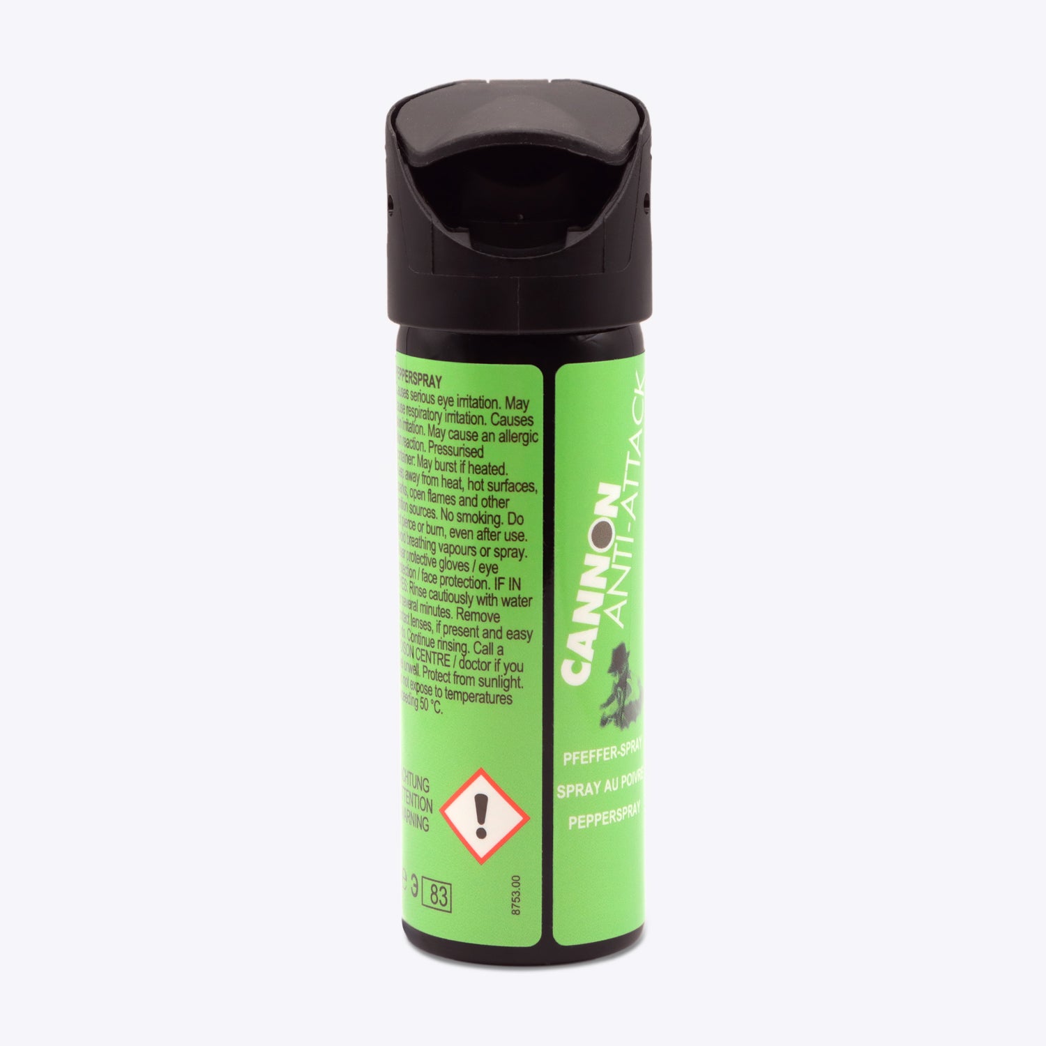 IDC Cannon Anti-Attack PAVA 47 ml Quick-Top – Spray au poivre  à jet