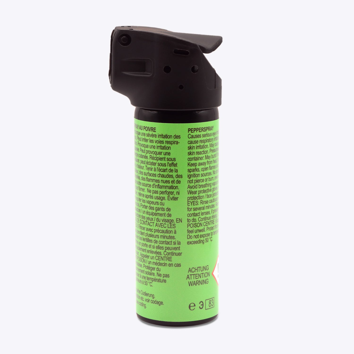 IDC Cannon Anti-Attack PAVA 47 ml Quick-Top – Spray au poivre  à jet