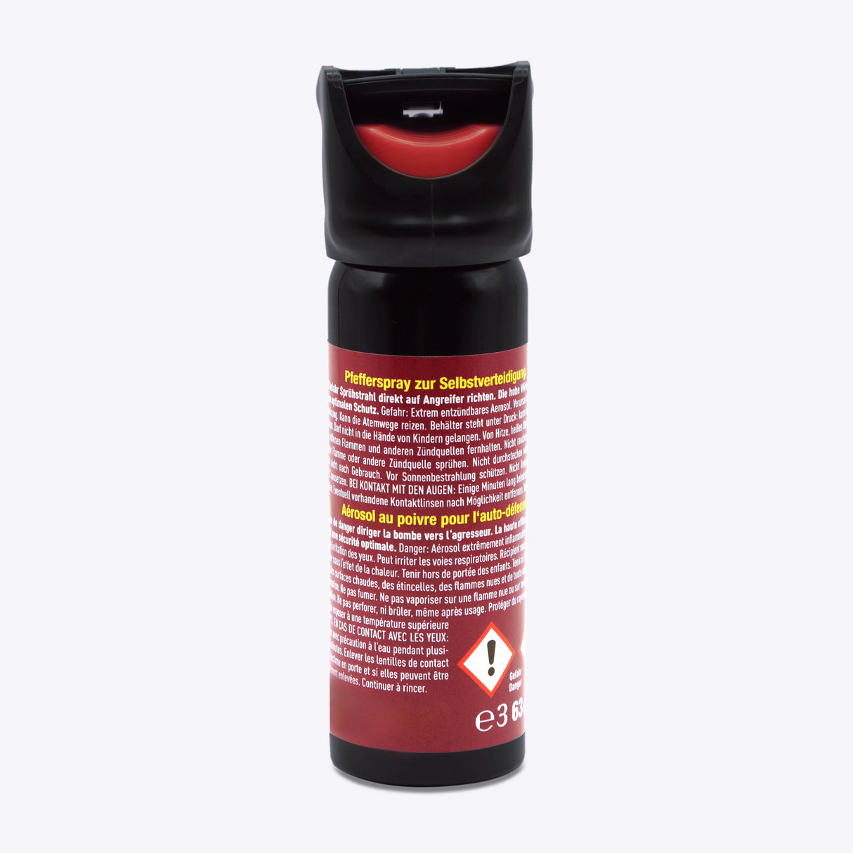 Hoernecke Pepper-Box 63 ml avec capuchon Flip-Top – Spray au poivre en mousse