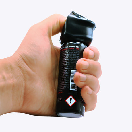 Hoernecke TW1000 Tac͏tical Peppe͏r-Gel C͏lassic 45 ml avec marqueur UV et capuchon Flip-Top– Spray au poivre en gel