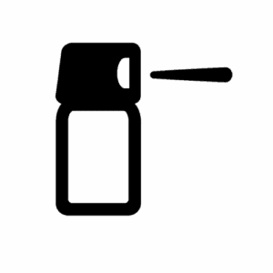 Strahl Pfefferspray