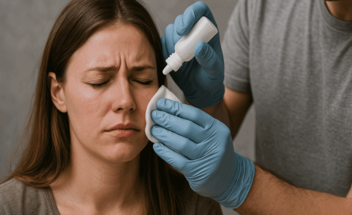 08 Pfefferspray Behandlung